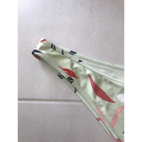 Sisstrevolution Swim Bikini Bottom Multicolor Floral Print Cheeky - Picture 2 of 8